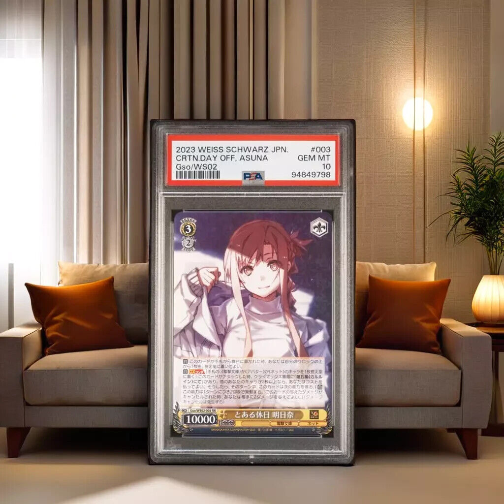 Weiss Schwarz Asuna 003 Dengeki Bunko Japanese Gso/WS02 GEM MT 10 (2023)